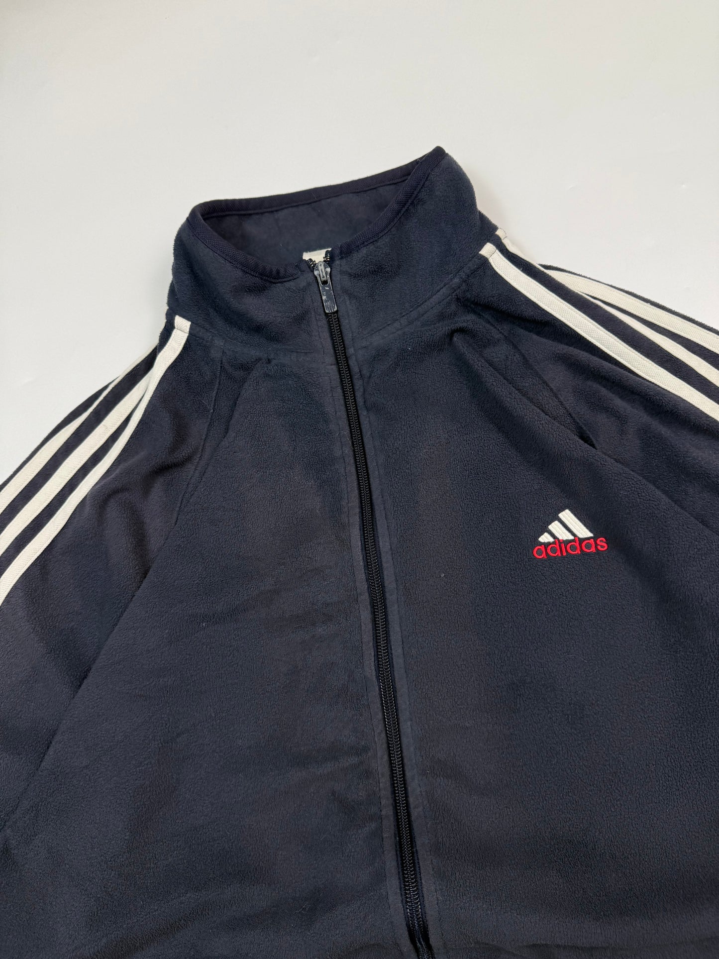 Vintage Adidas full zip fleece (L)