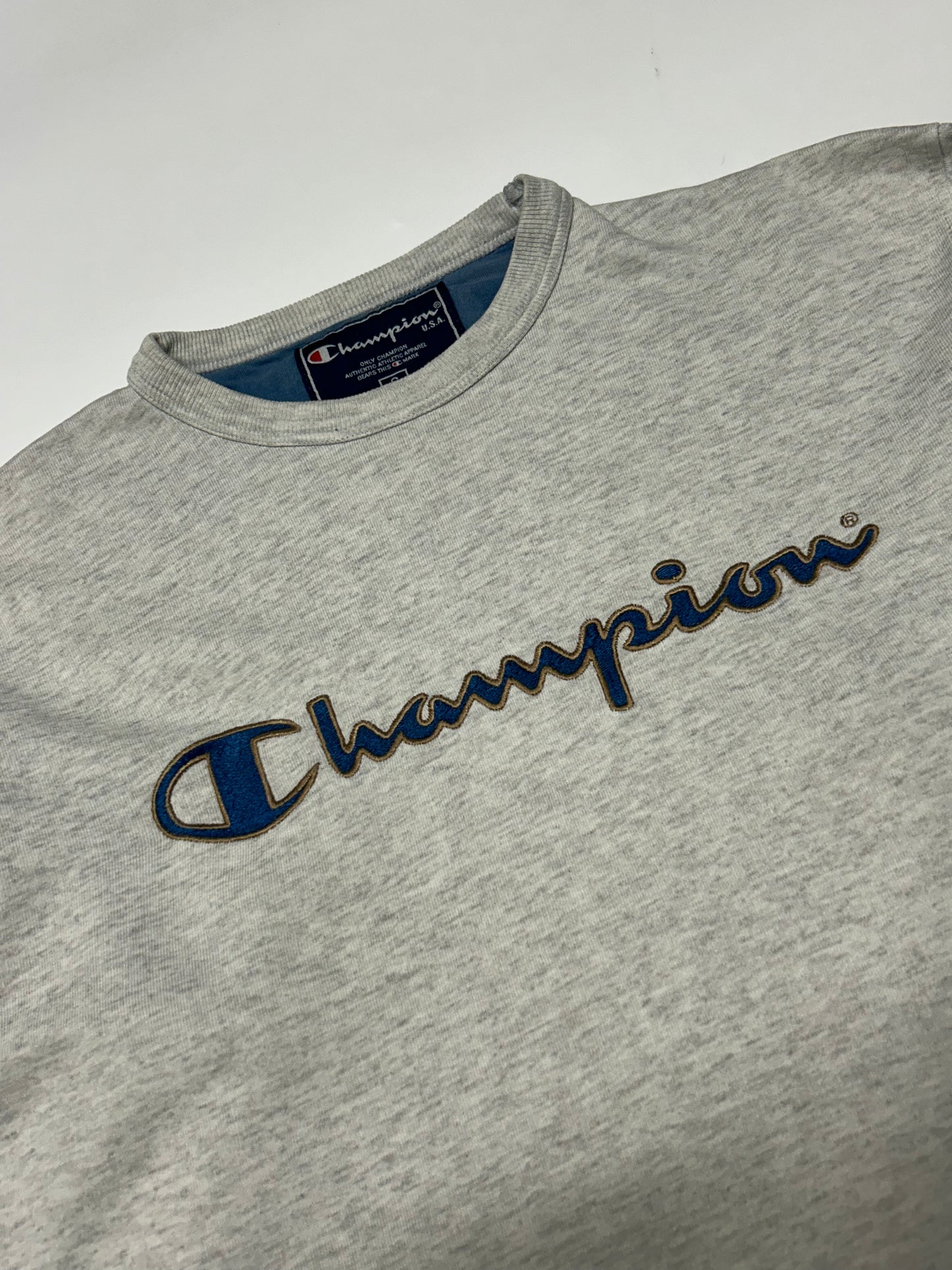 Champion spell out sweatshirt (S)