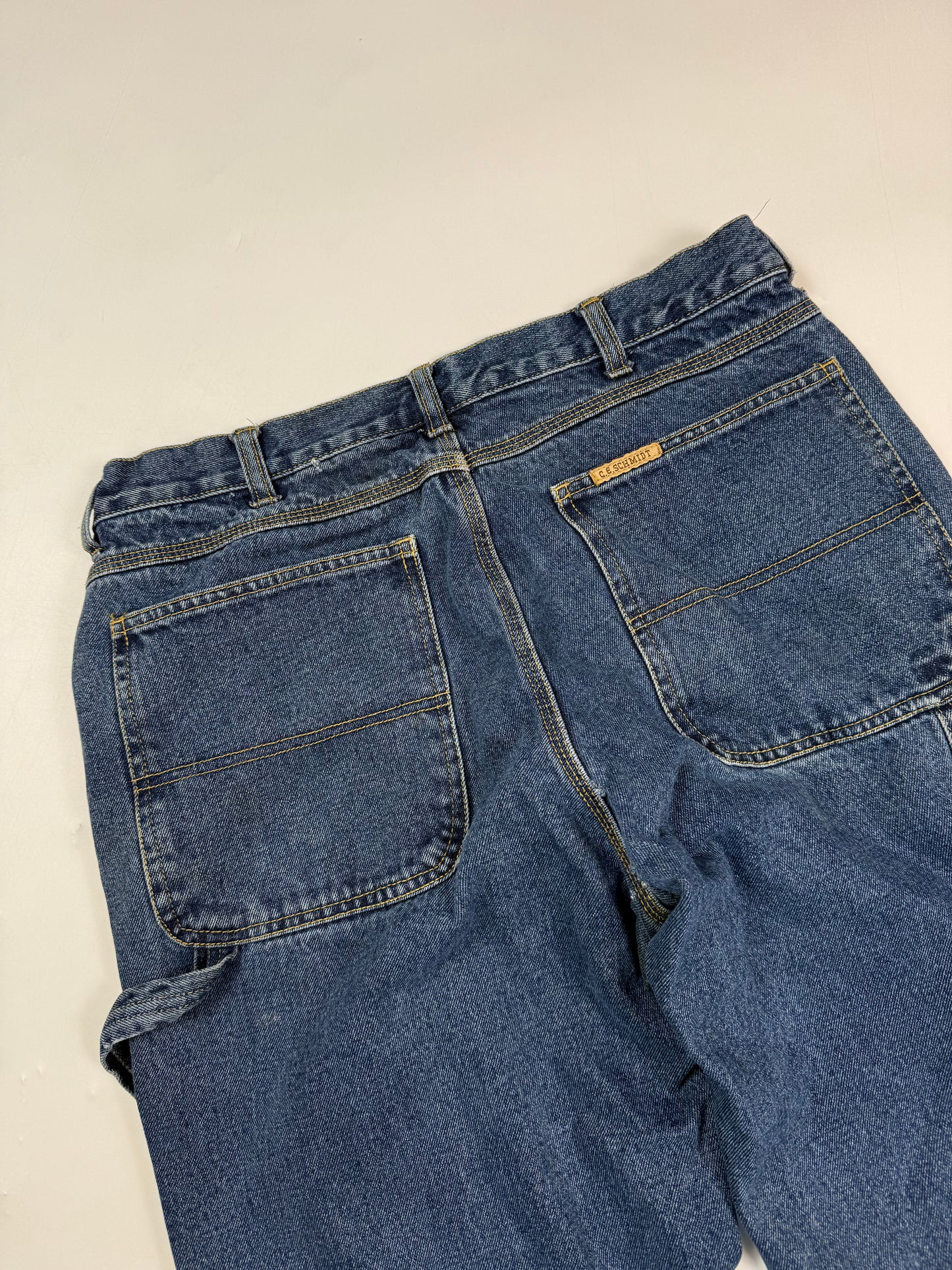 Vintage Schmidt baggy carpenter jeans (W32)