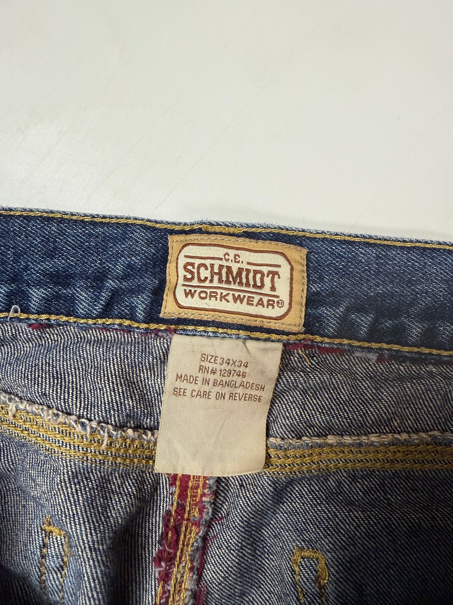 Vintage Schmidt baggy carpenter jeans (W32)