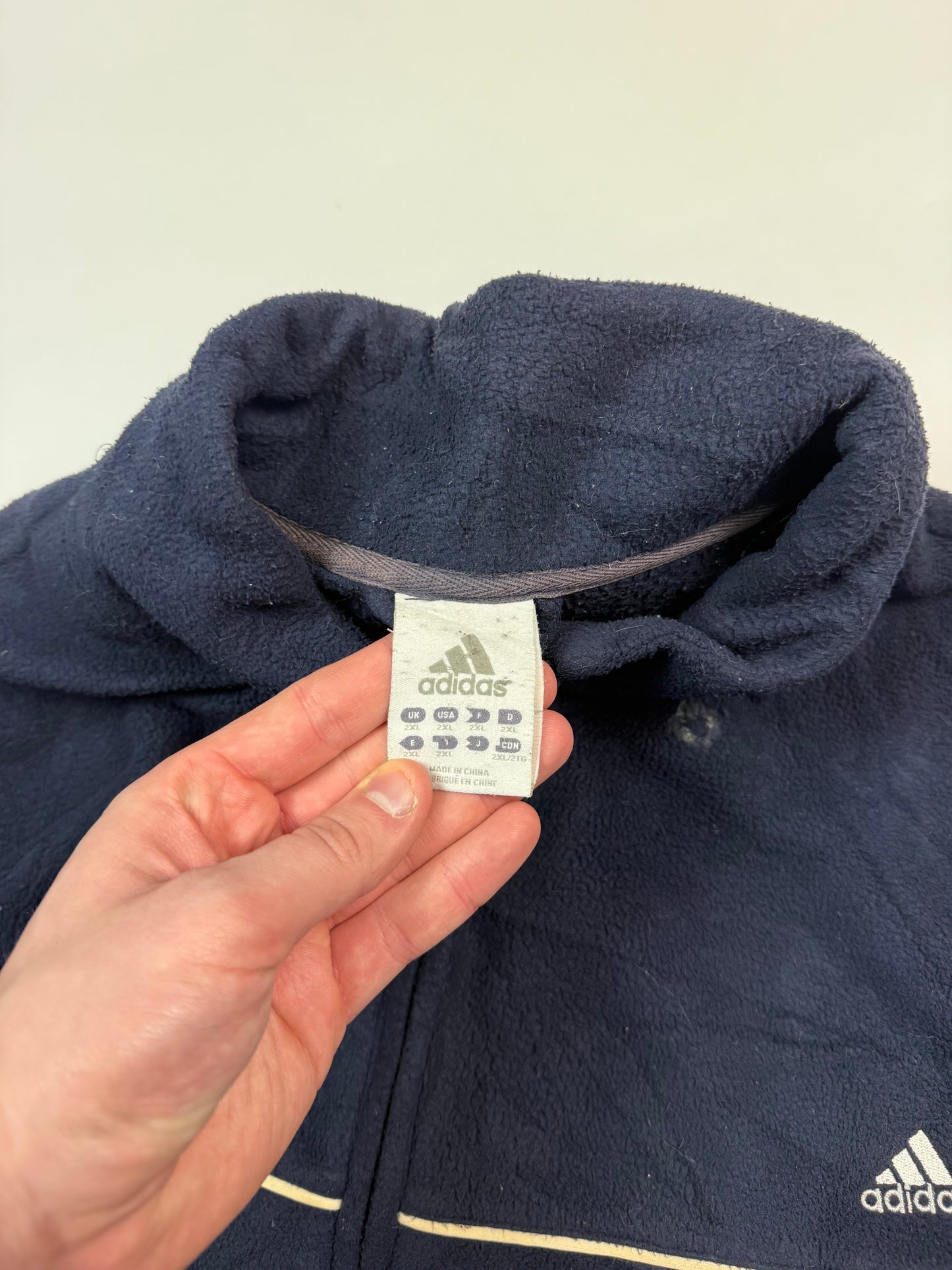 Vintage Adidas full zip fleece (XXL)