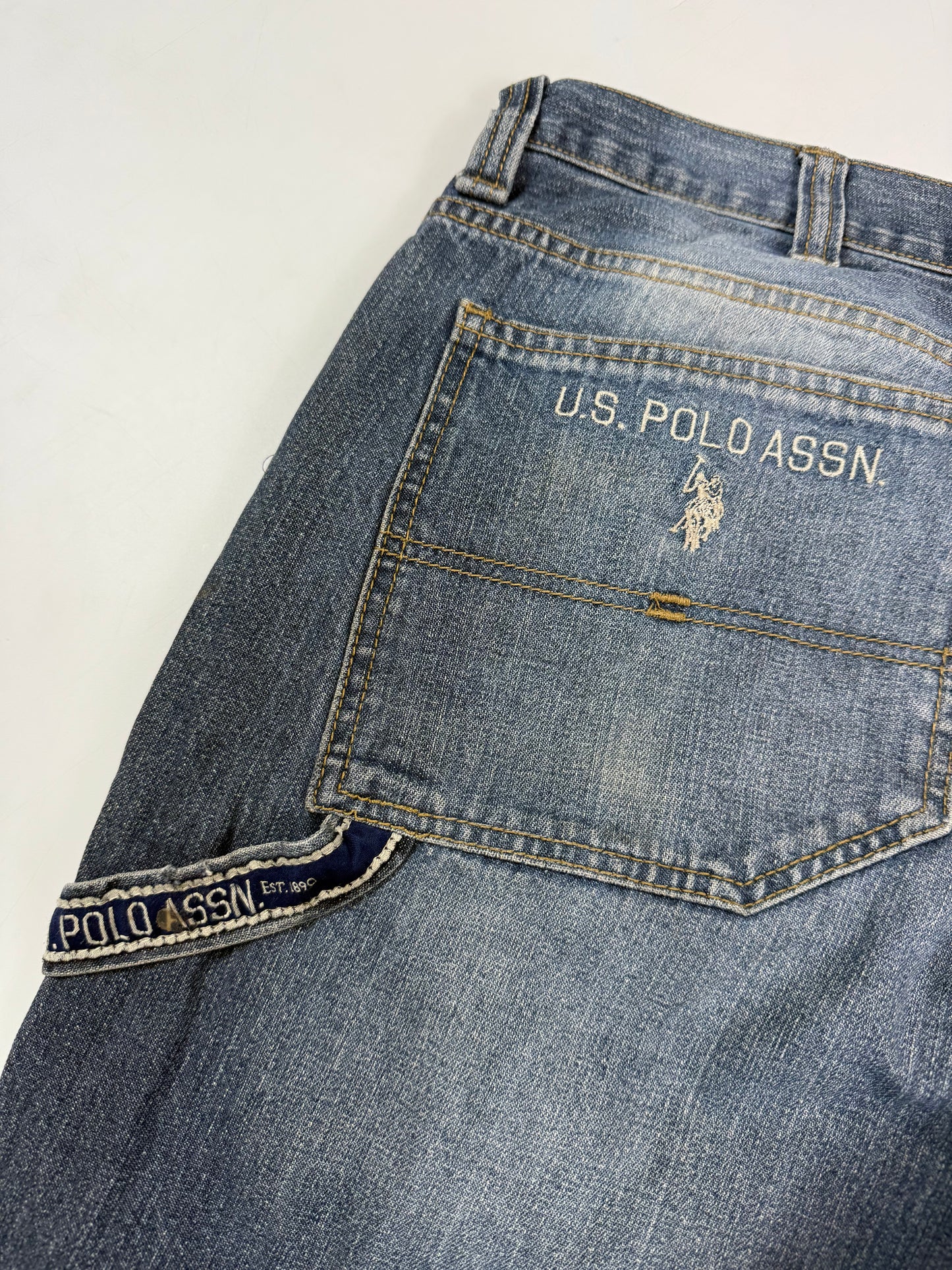 Vintage US Polo ASSN baggy carpenter jeans (W36)