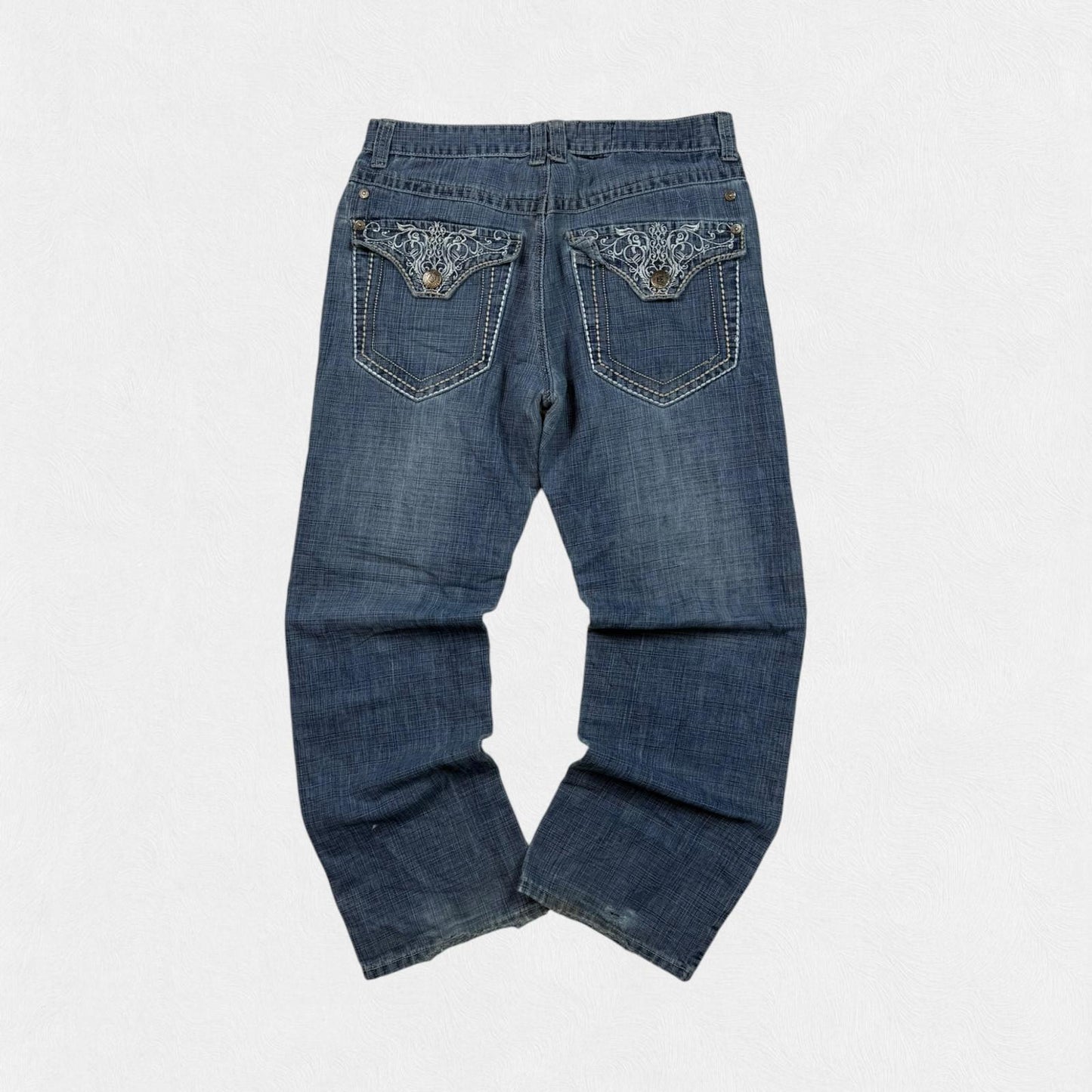Vintage y2k baggy hip hop jeans (W34)