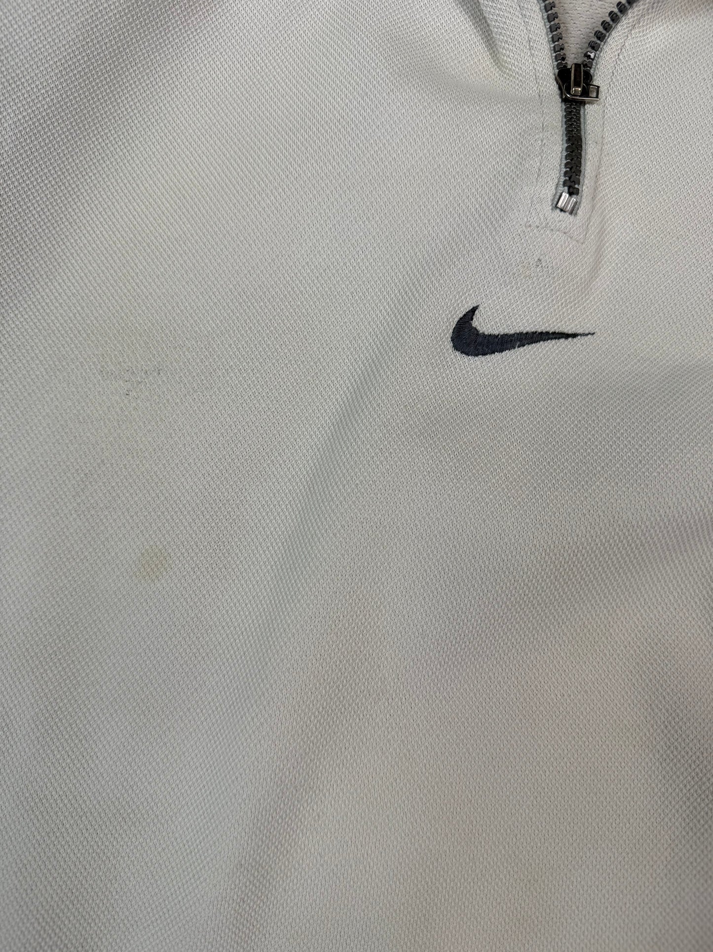 Vintage 90s Nike centre swoosh quarter zip sweatshirt (XL)