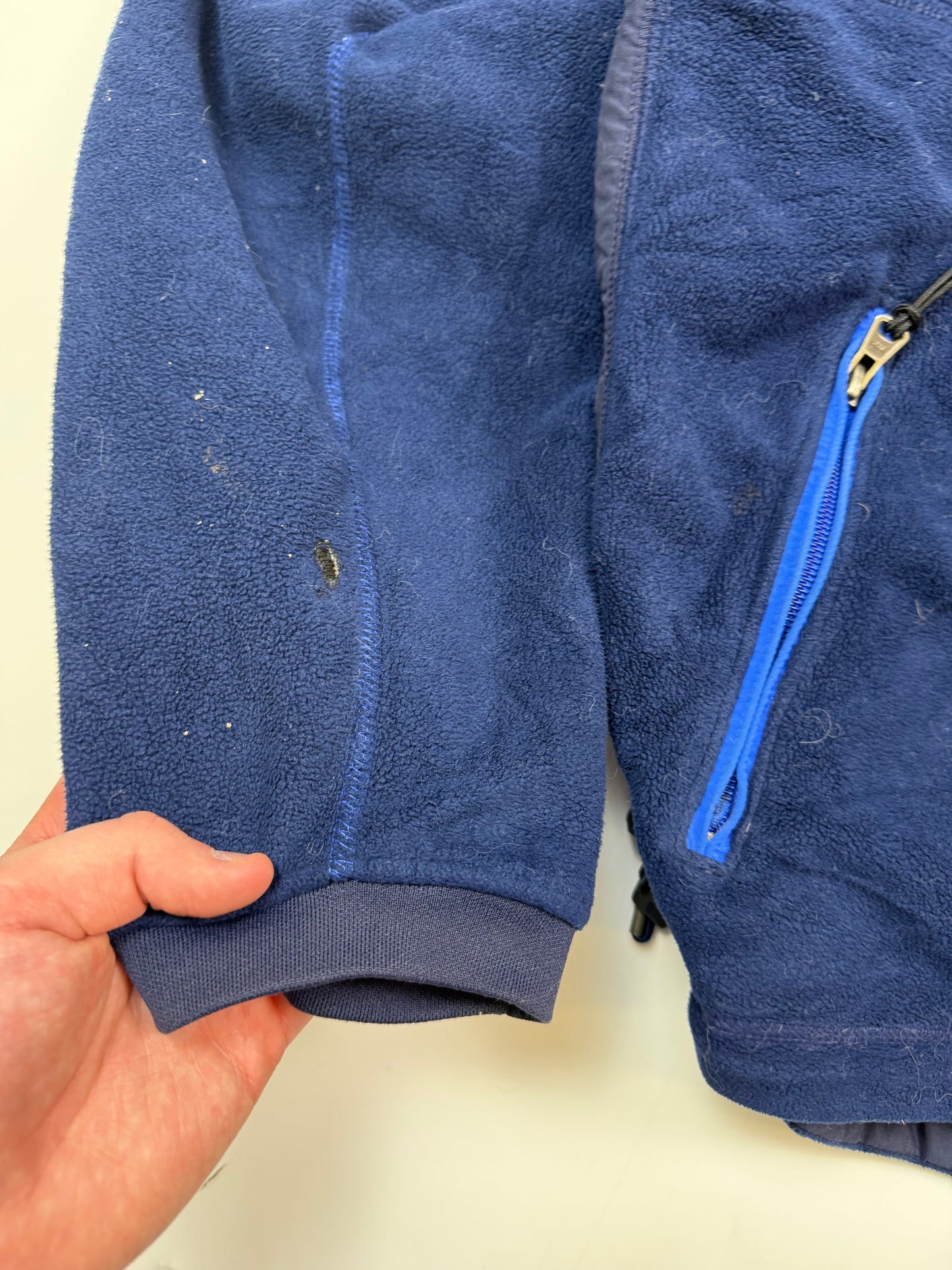 Vintage 90s Polo Sport hooded fleece jacket (XL)