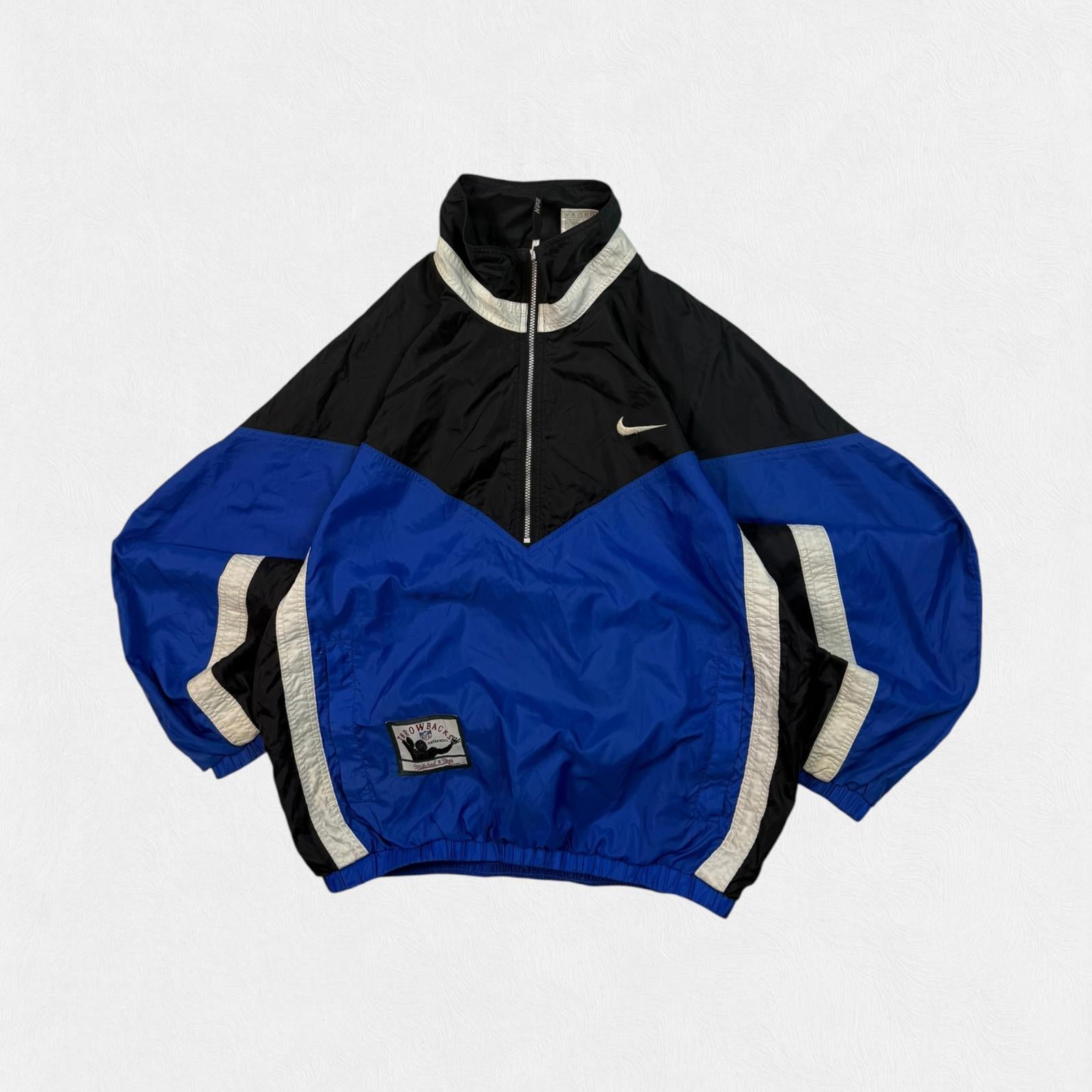 Vintage 90s Nike pullover windbreaker track jacket (M)