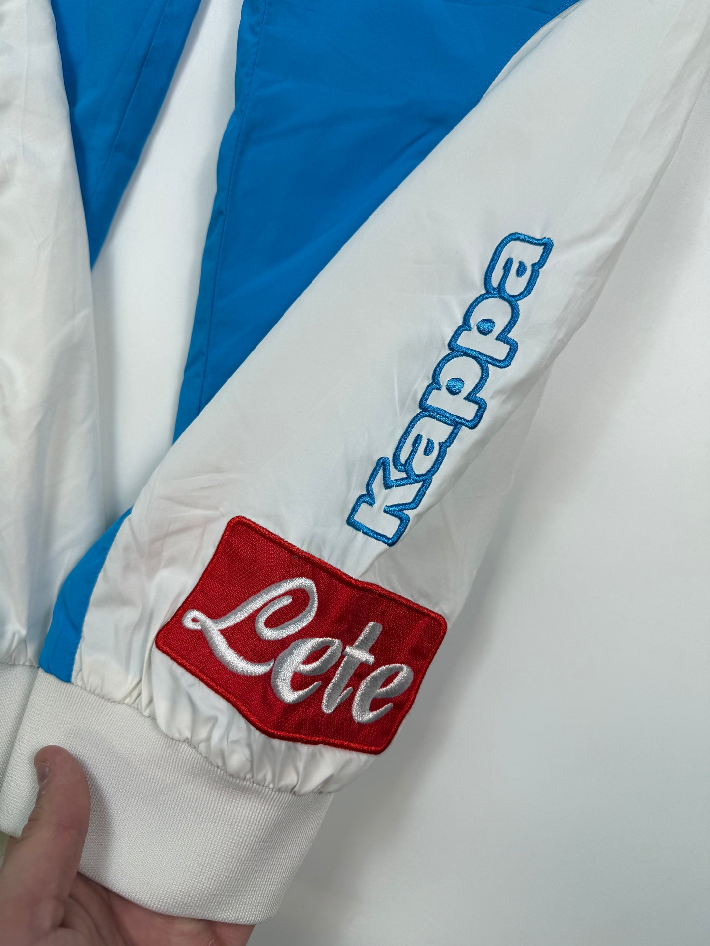 Napoli 2014-16 Kappa football track pants (S)