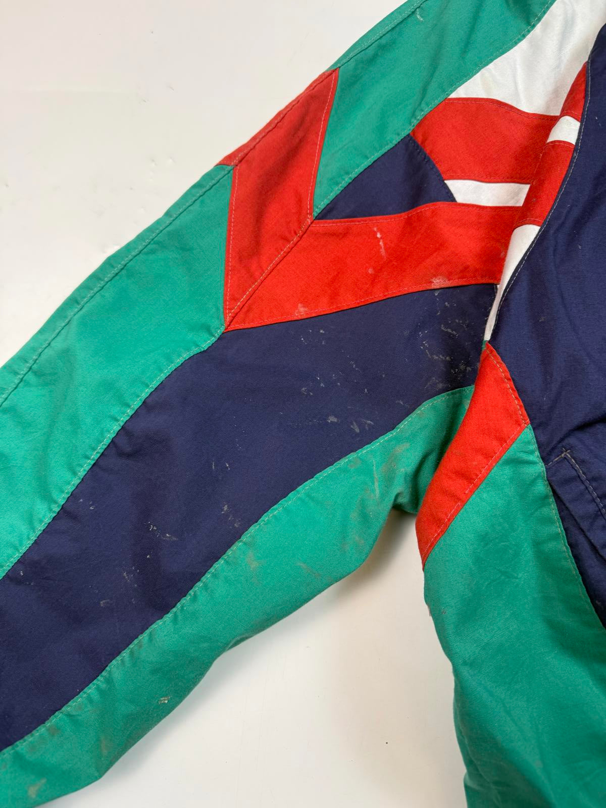 Vintage 80s adidas originals abstract track jacket (M)