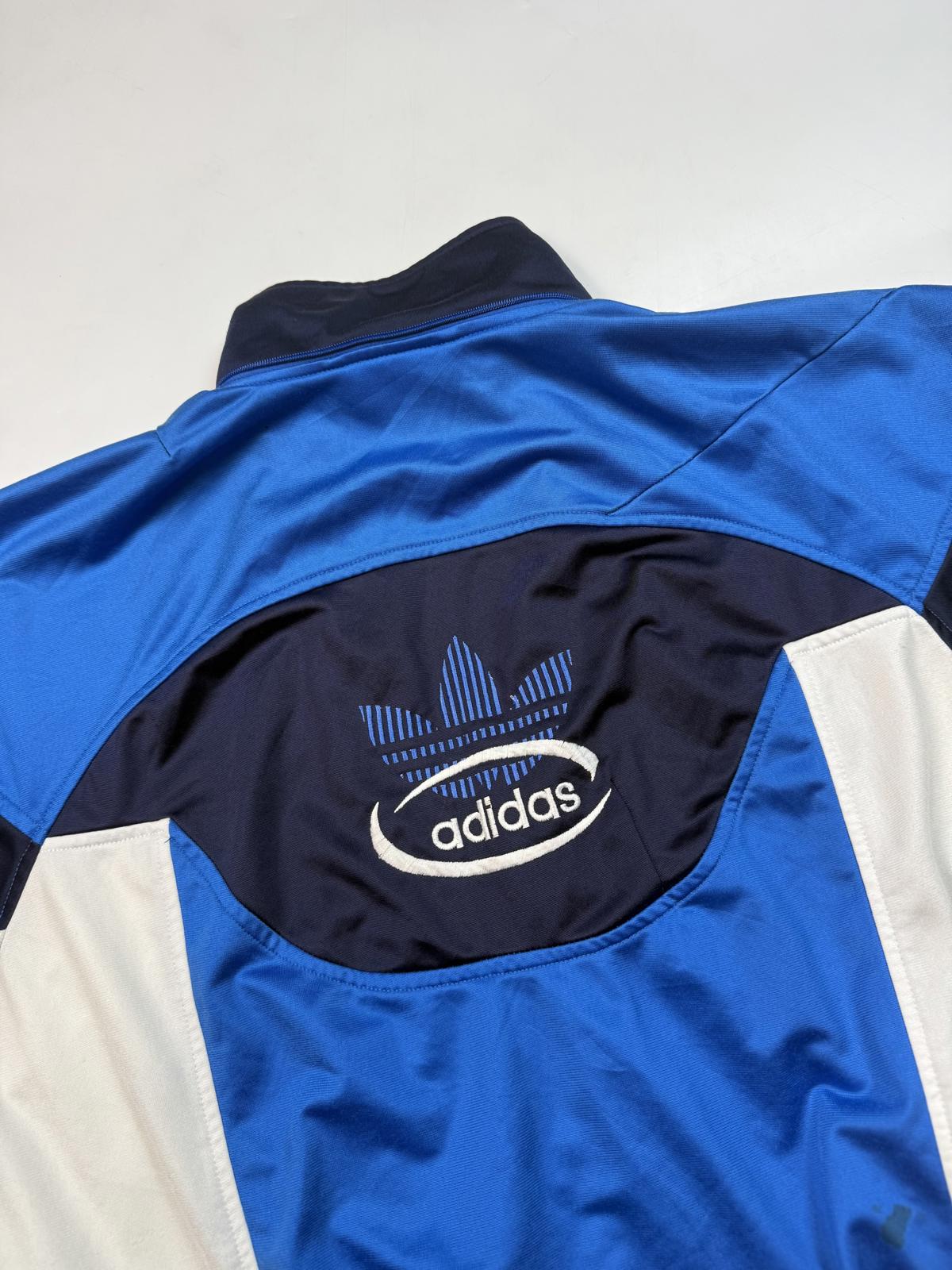 Vintage 90s adidas originals colour block track jacket (L)