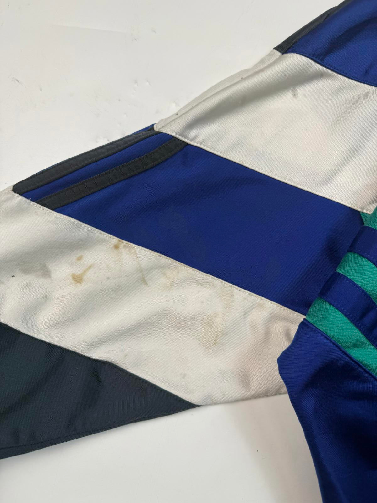 Vintage 90s adidas originals colour block track jacket (L)