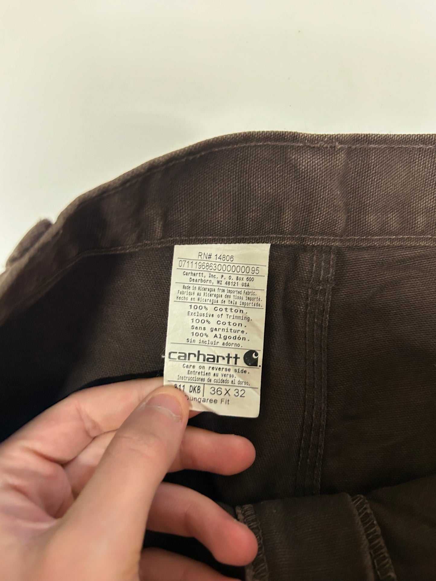 Carhartt baggy carpenter pants (W34)