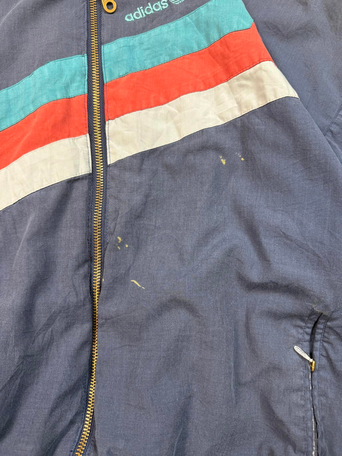 Vintage 90s adidas originals abstract track jacket (L)