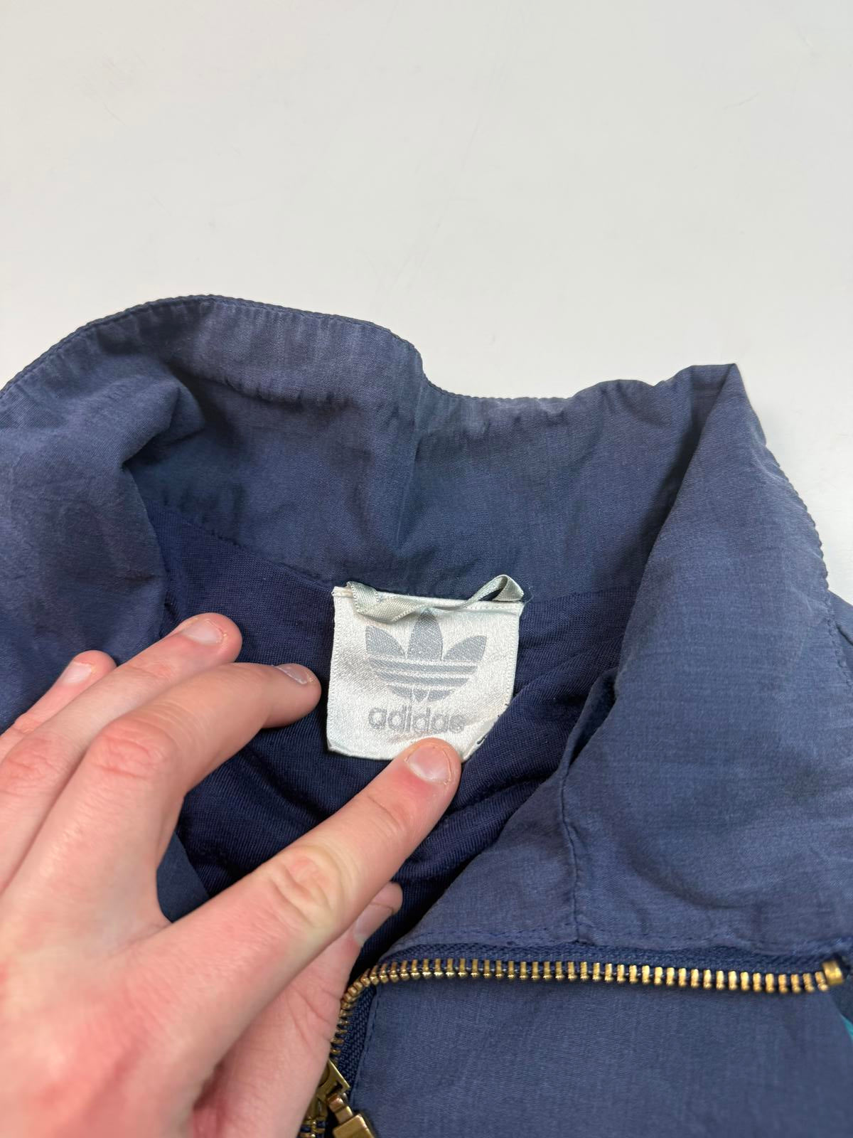 Vintage 90s adidas originals abstract track jacket (L)