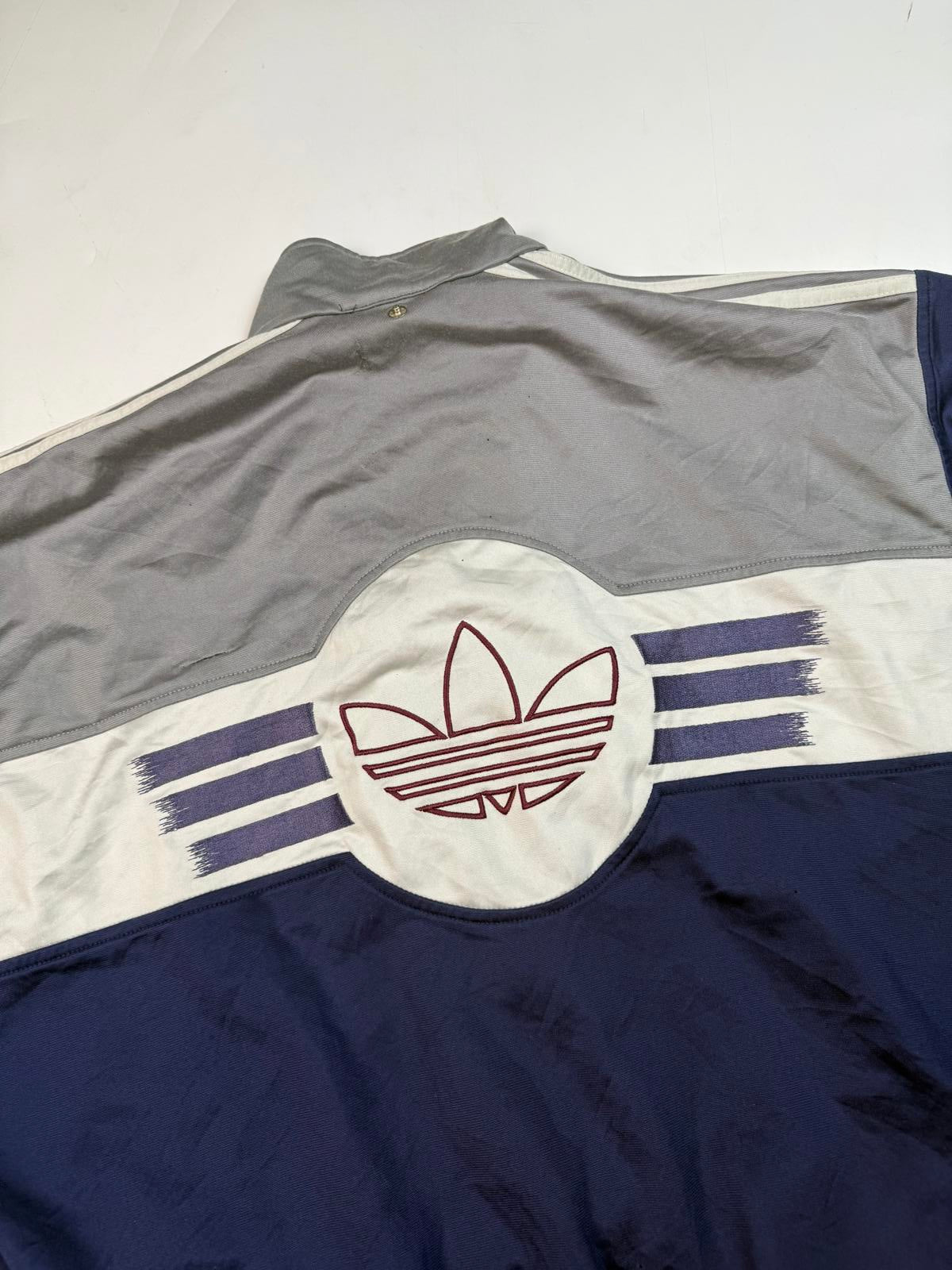 Vintage 90s adidas originals colour block track jacket (L)