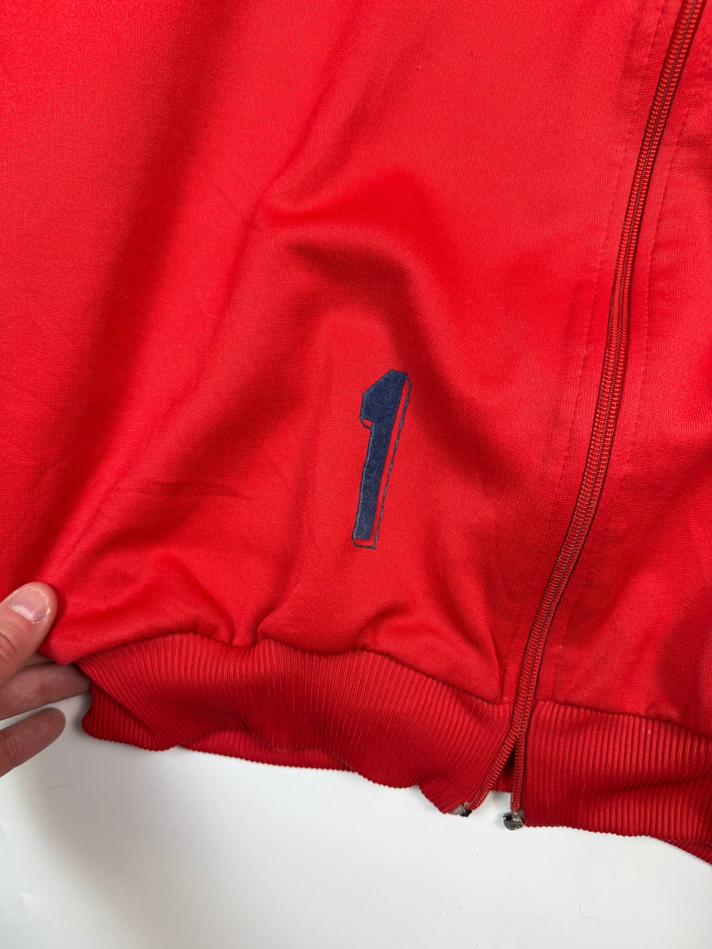 Vintage 80s Adidas originals track top (L)