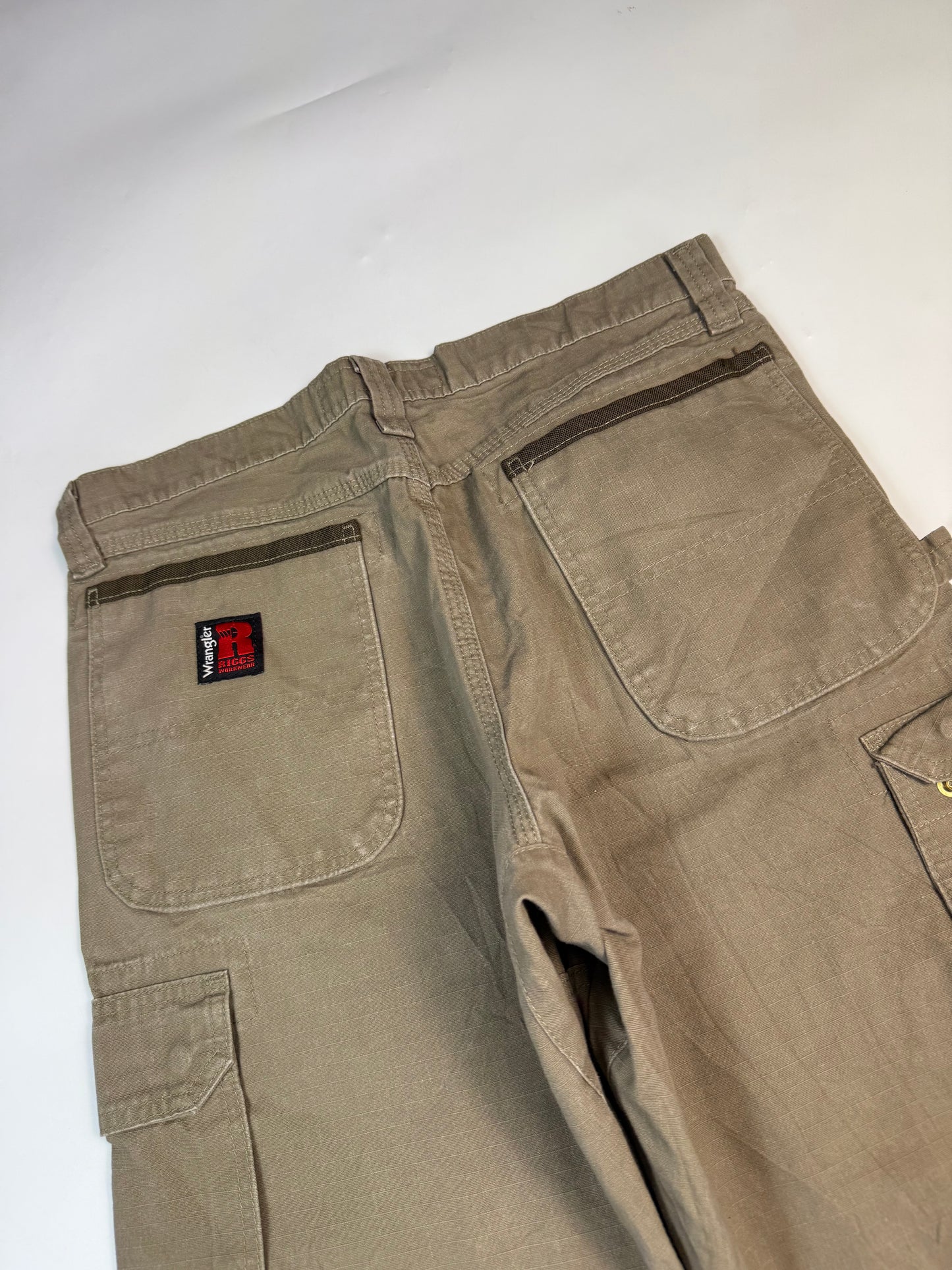 Wrangler Riggs baggy double knee carpenter pants (W33)
