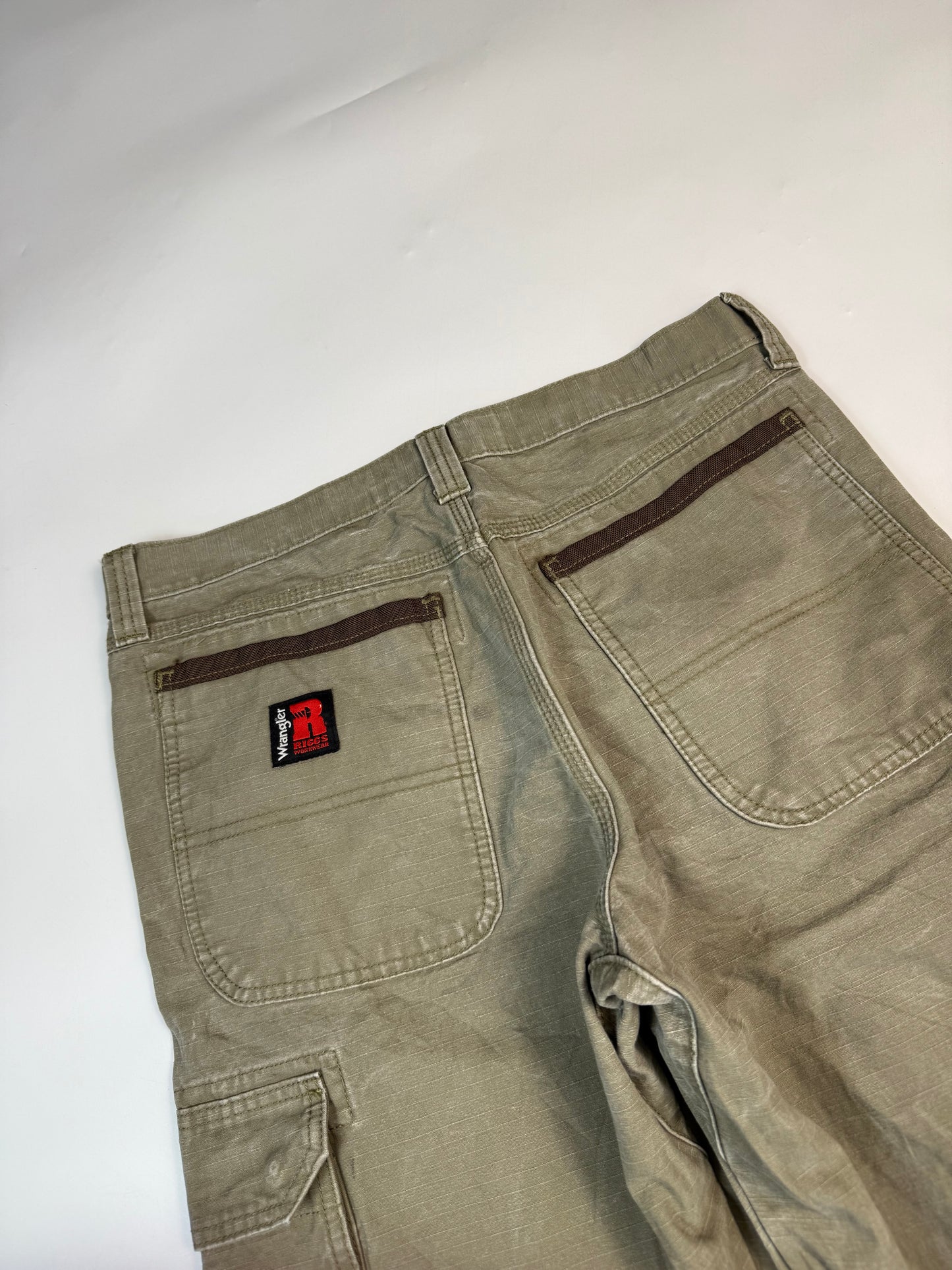 Wrangler Riggs baggy double knee carpenter pants (W33)