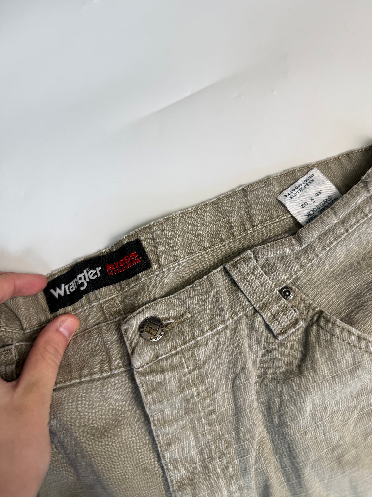 Wrangler Riggs baggy carpenter pants (W38)