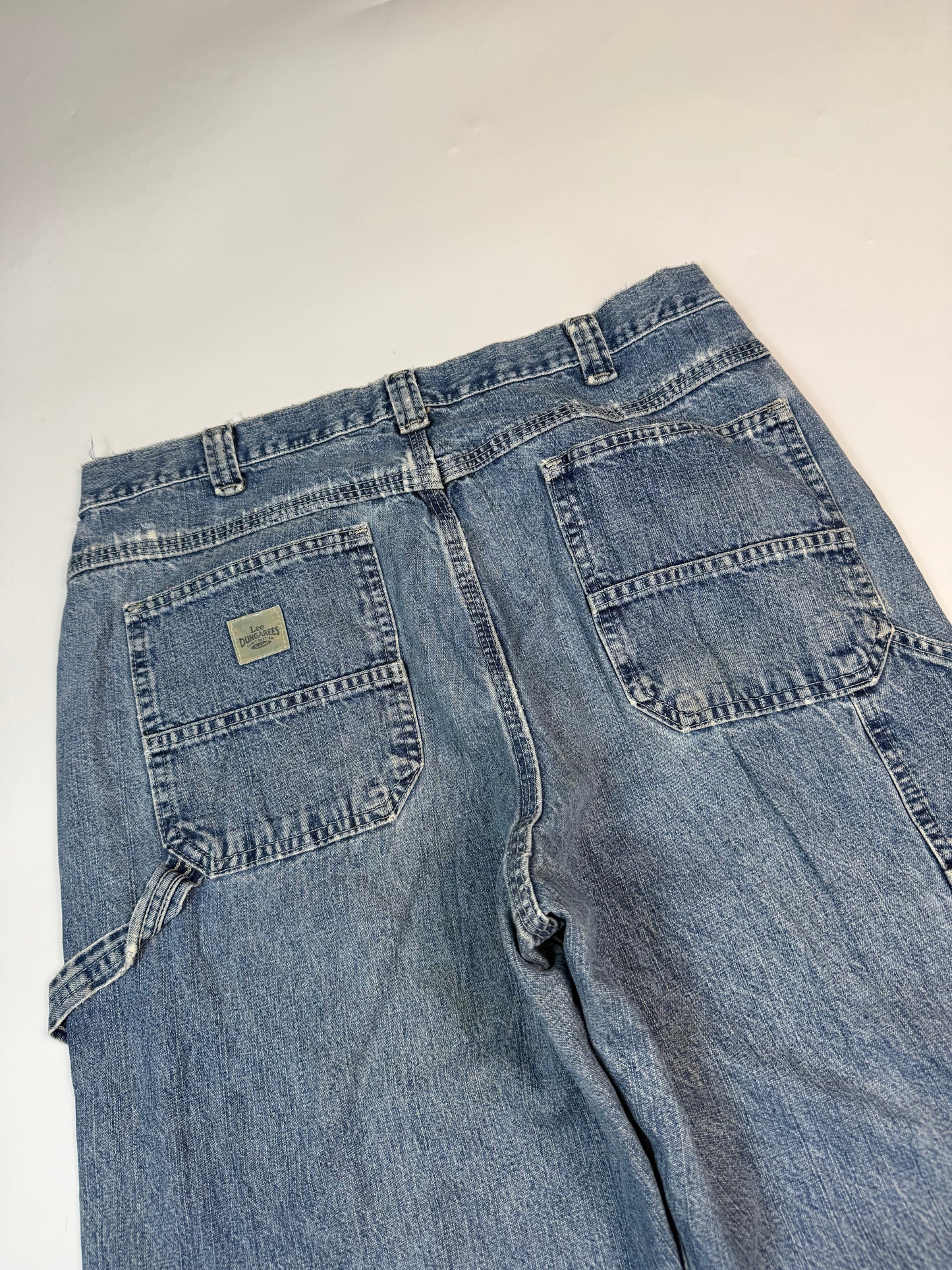 Vintage Lee dungarees baggy carpenter jeans (W34)