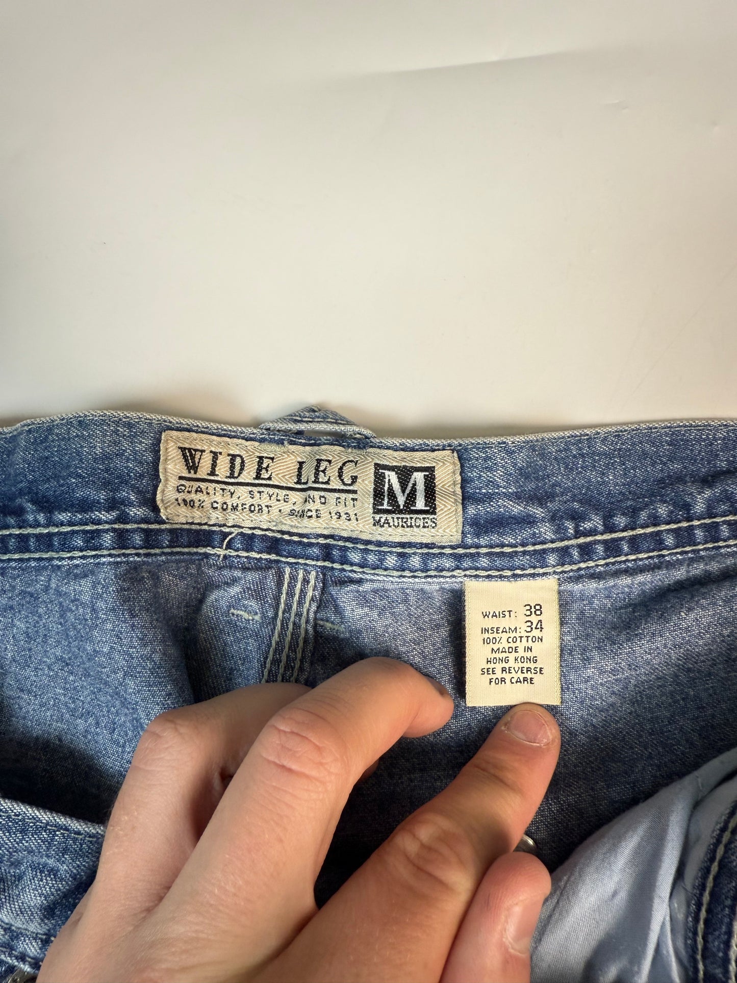 Baggy fit carpenter denim jeans (W38)