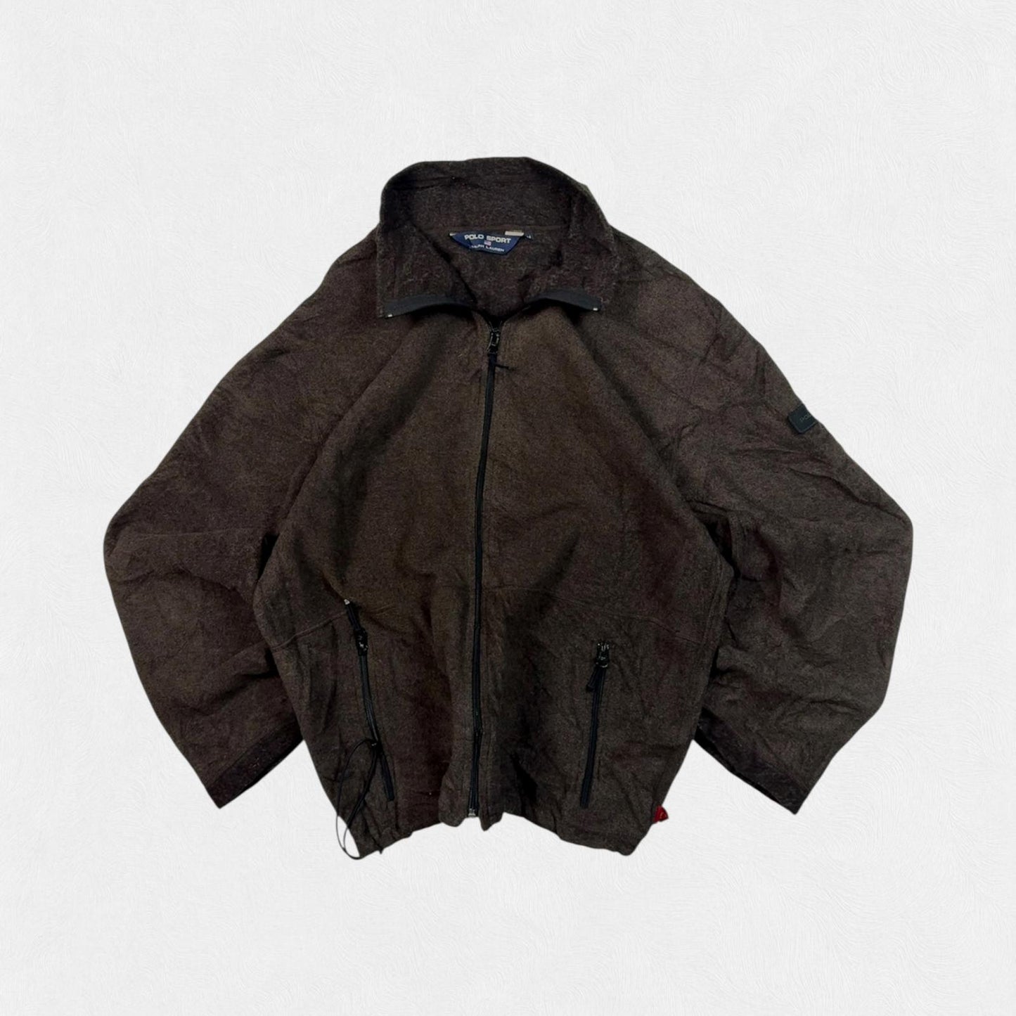 Vintage 90s Polo Sport full zip fleece (M)