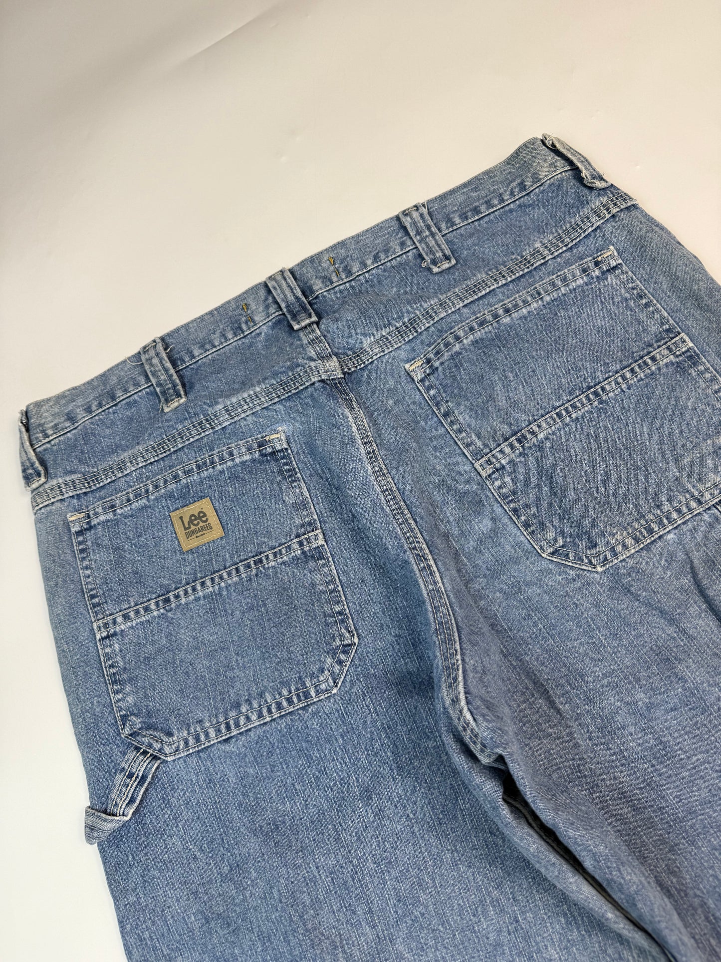 Vintage Lee dungarees baggy carpenter jeans (W36)
