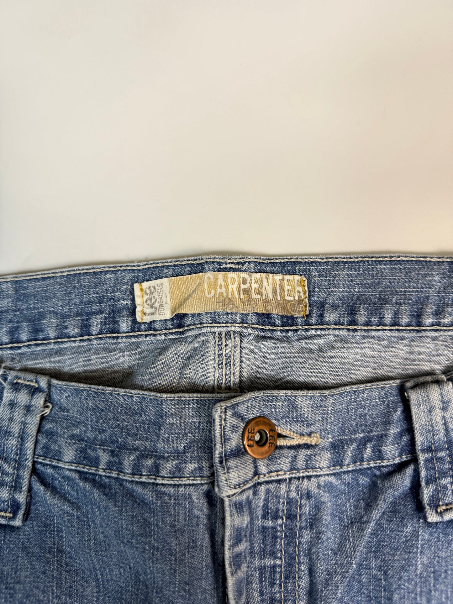 Vintage Lee dungarees baggy carpenter jeans (W36)