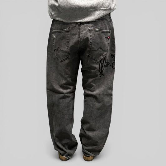 Vintage Y2K Quiksilver baggy hip hop jeans (W36)