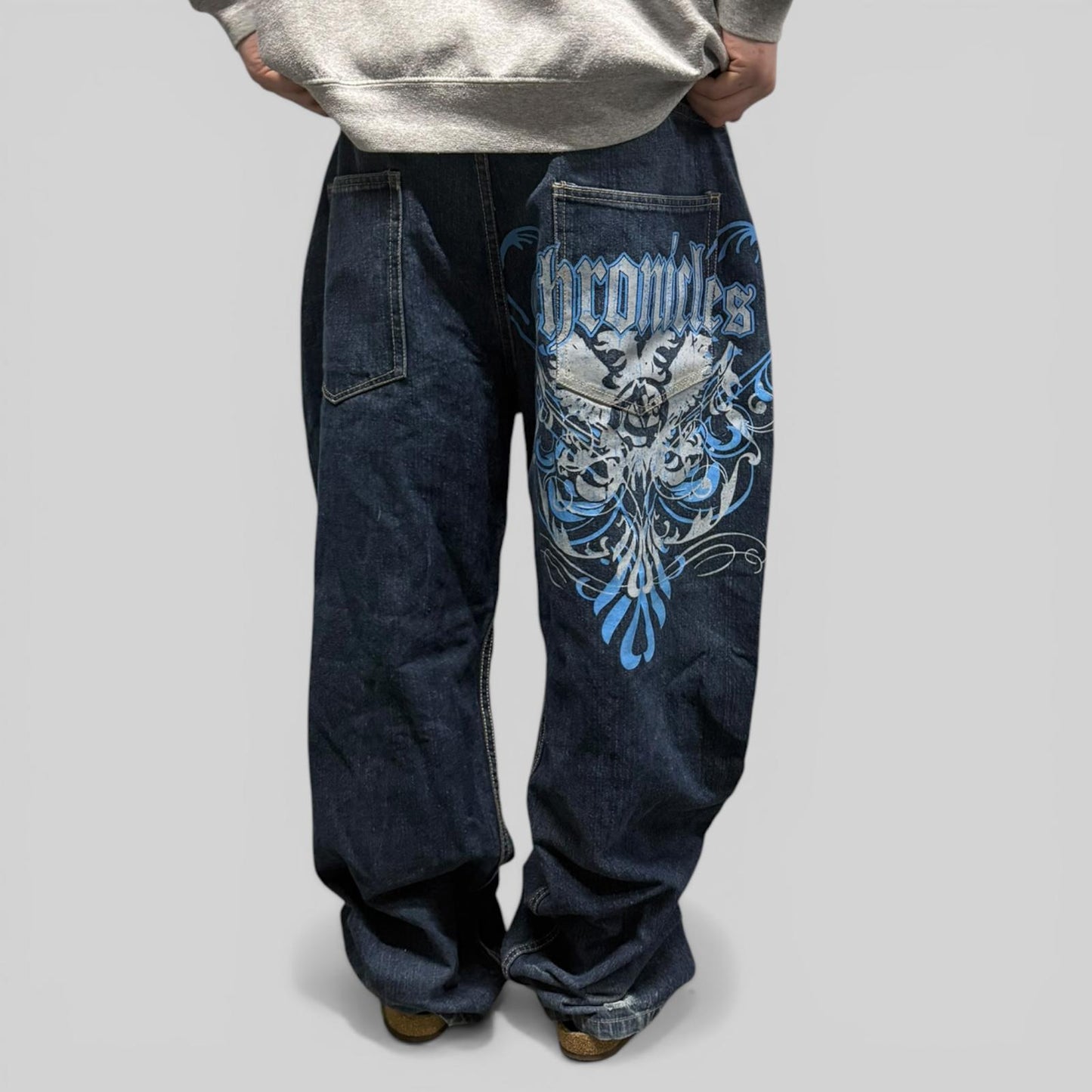Vintage Y2K baggy hip hop jeans (W40)