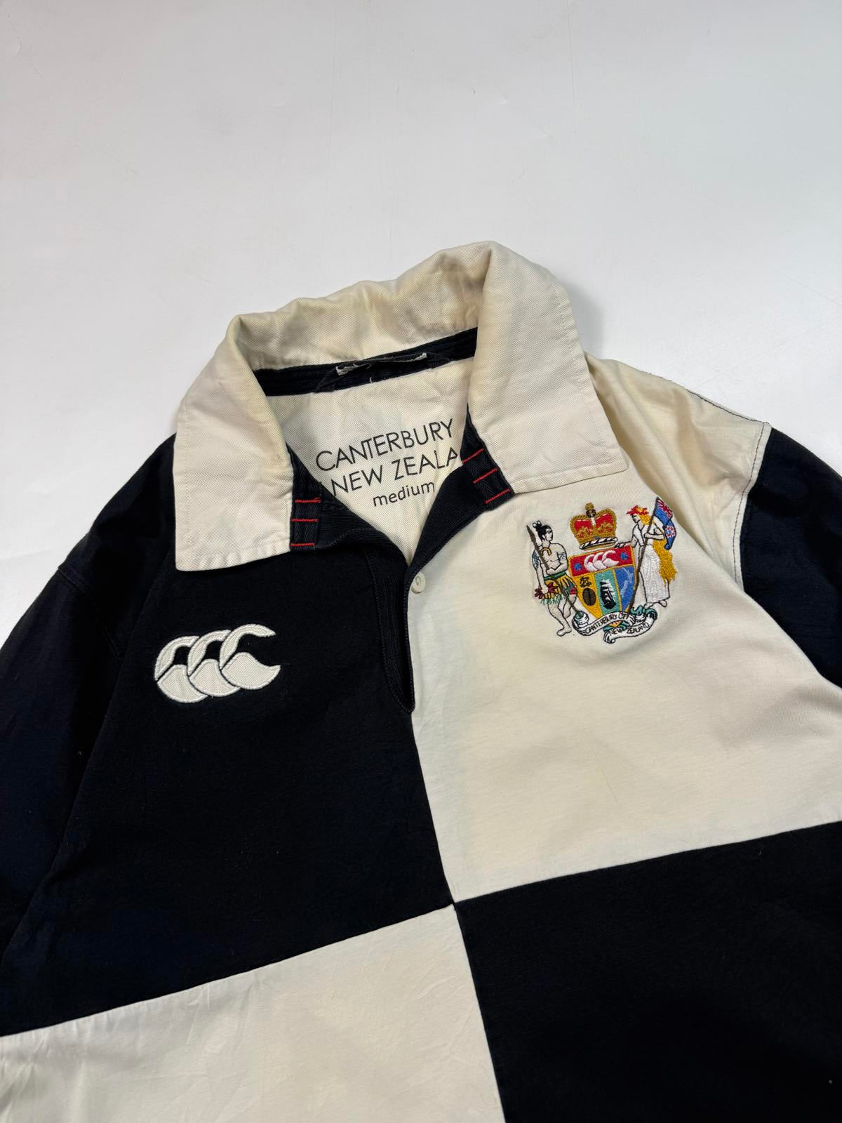 Canterbury New Zealand rugby polo shirt (M)