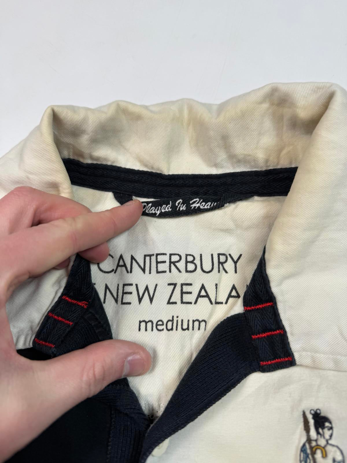 Canterbury New Zealand rugby polo shirt (M)
