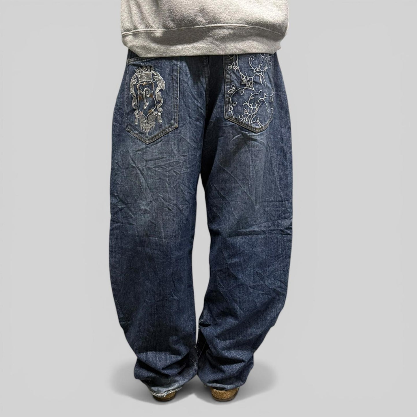 Vintage Y2K baggy hip hop jeans (W38)