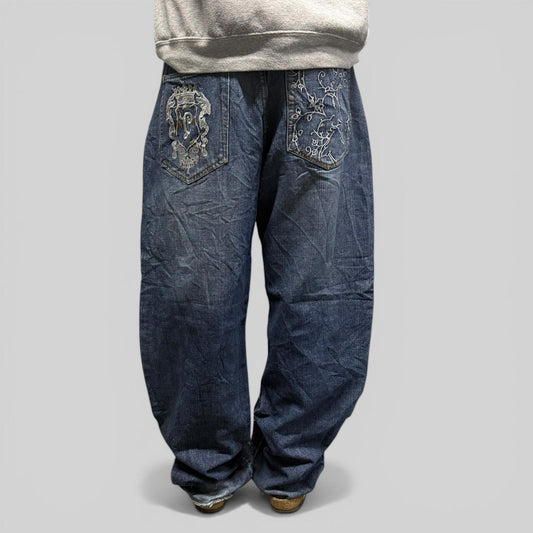 Vintage Y2K baggy hip hop jeans (W38)