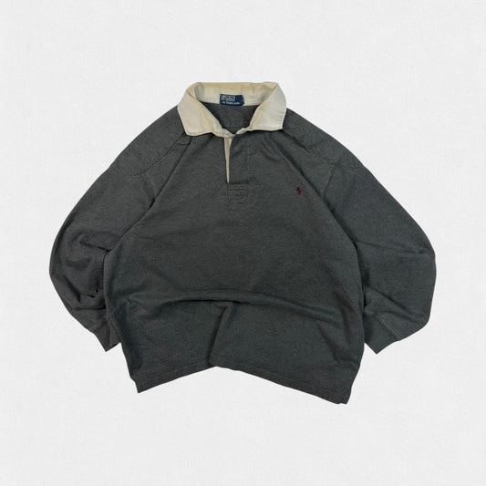 Vintage 90s Polo Ralph Lauren rugby polo shirt (XL)