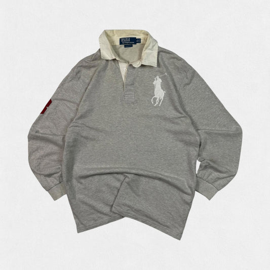 Vintage Polo Ralph Lauren big pony rugby polo (XL)