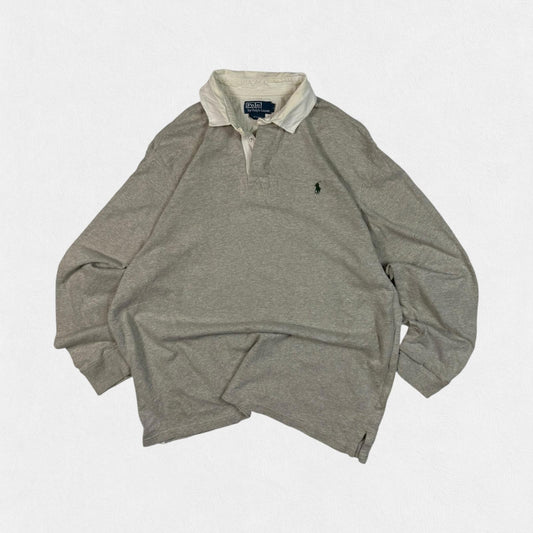 Vintage 90s Polo Ralph Lauren rugby polo shirt (XL)