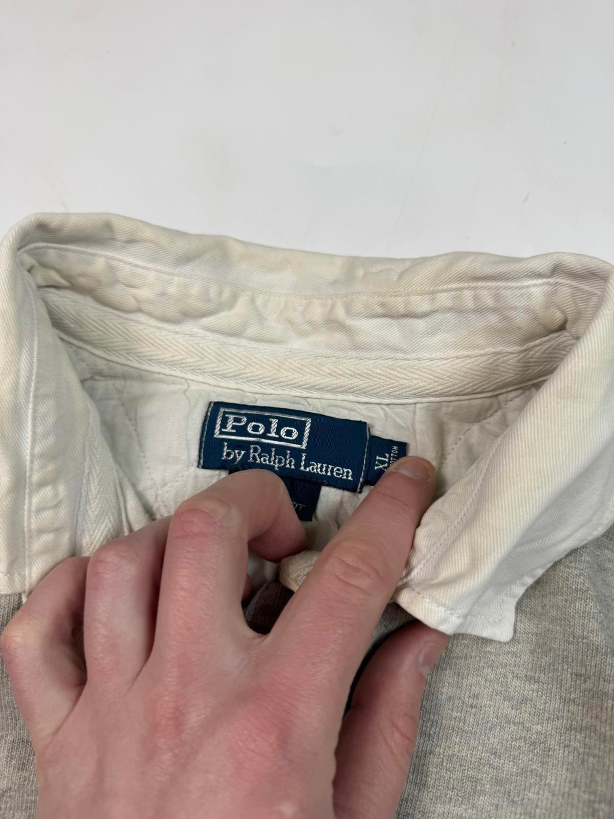 Vintage 90s Polo Ralph Lauren rugby polo shirt (XL)