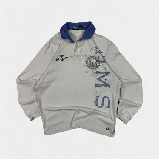 Vintage Polo Ralph Lauren yachting rugby polo shirt (M)