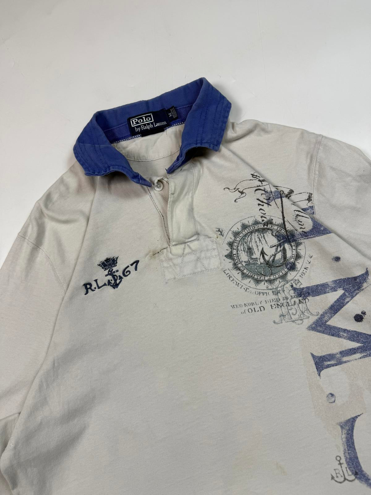 Vintage Polo Ralph Lauren yachting rugby polo shirt (M)