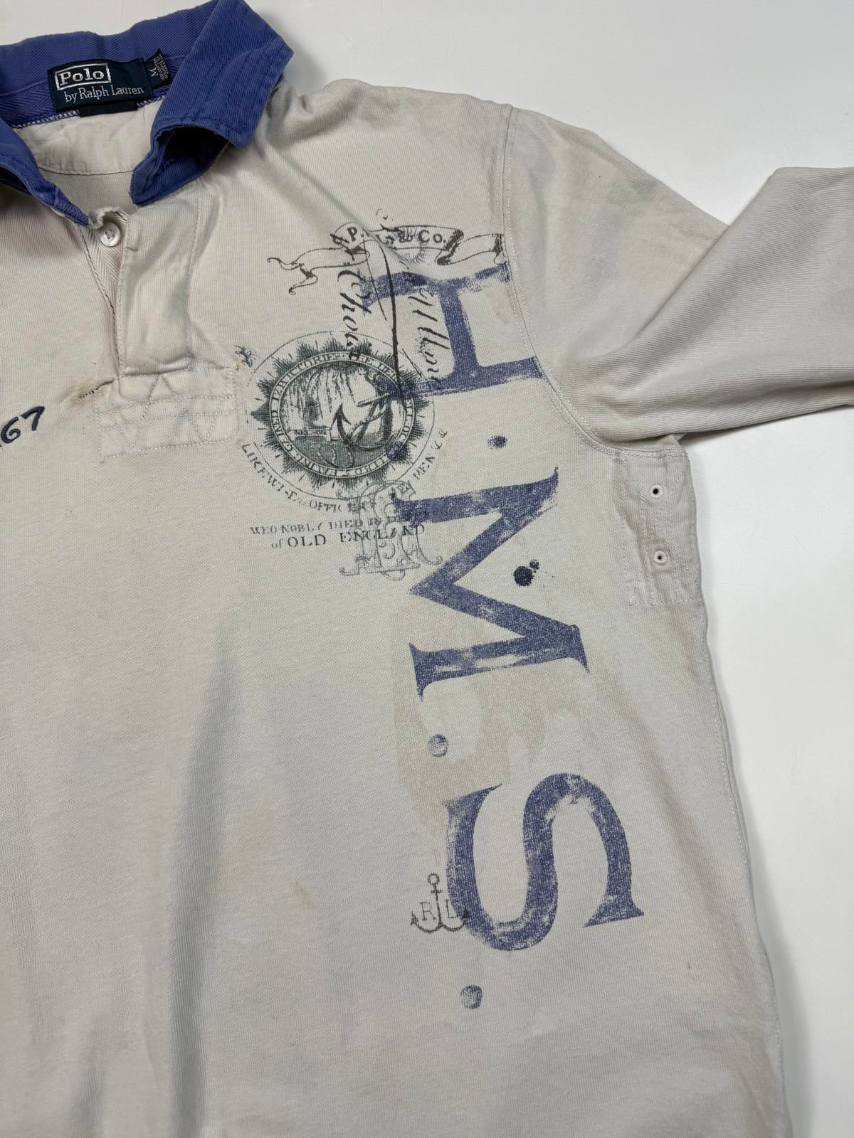 Vintage Polo Ralph Lauren yachting rugby polo shirt (M)