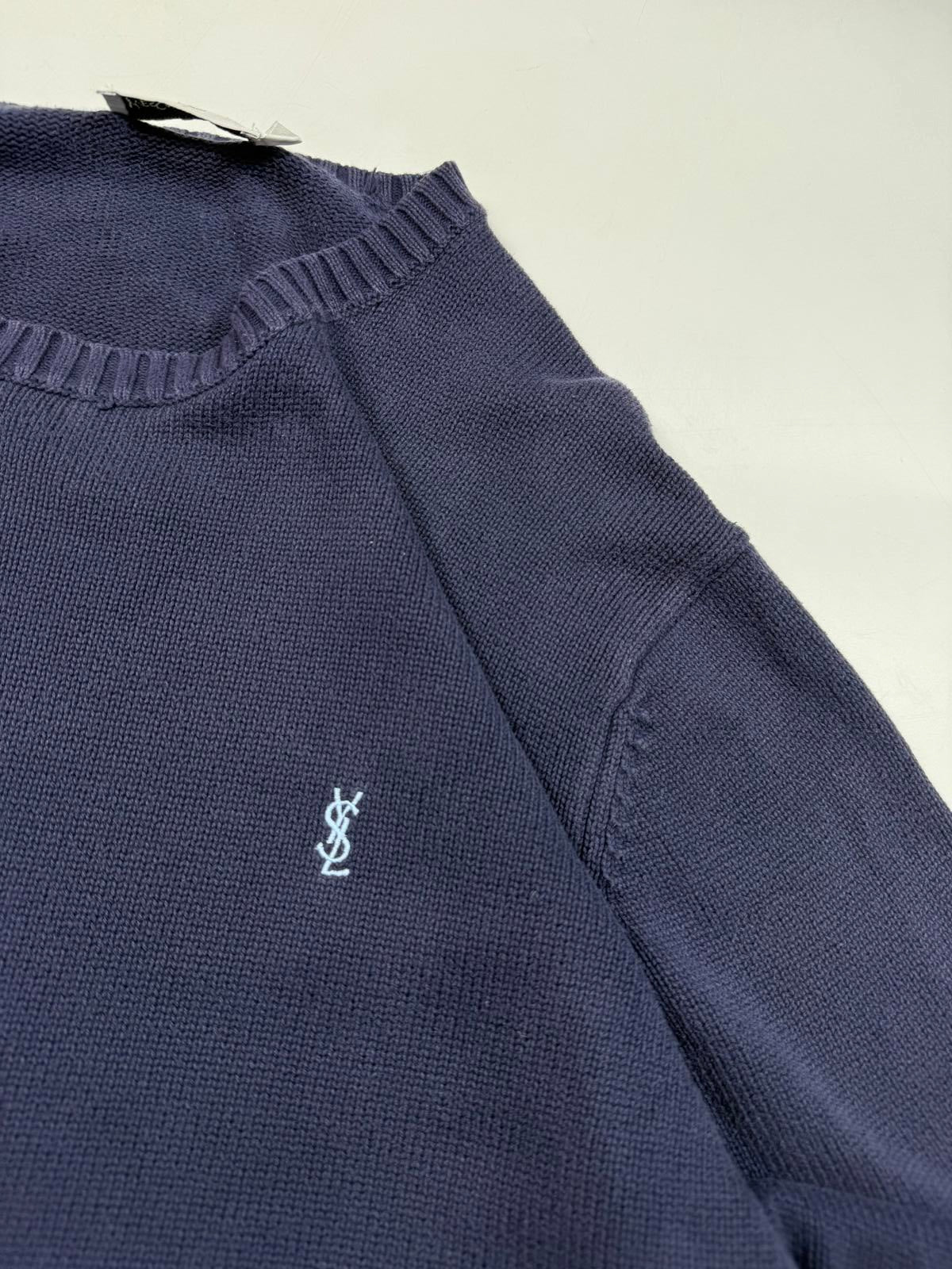 Vintage 90s Thomas Burberry knit sweater (XL)