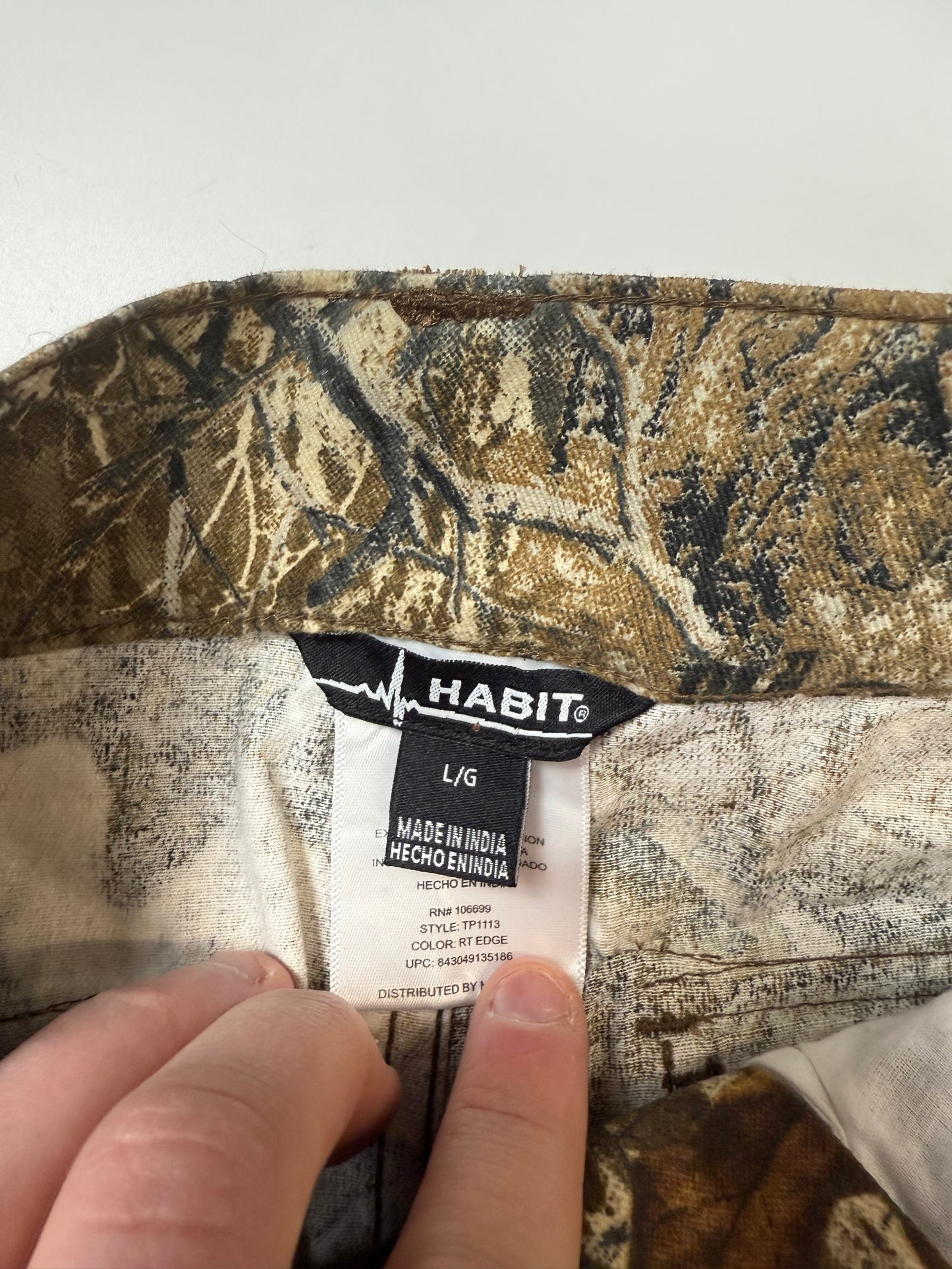 Real tree baggy cargo pants (W28)