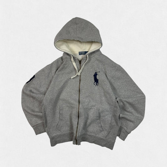 Vintage Polo Ralph Lauren big pony zip up hoodie (M)
