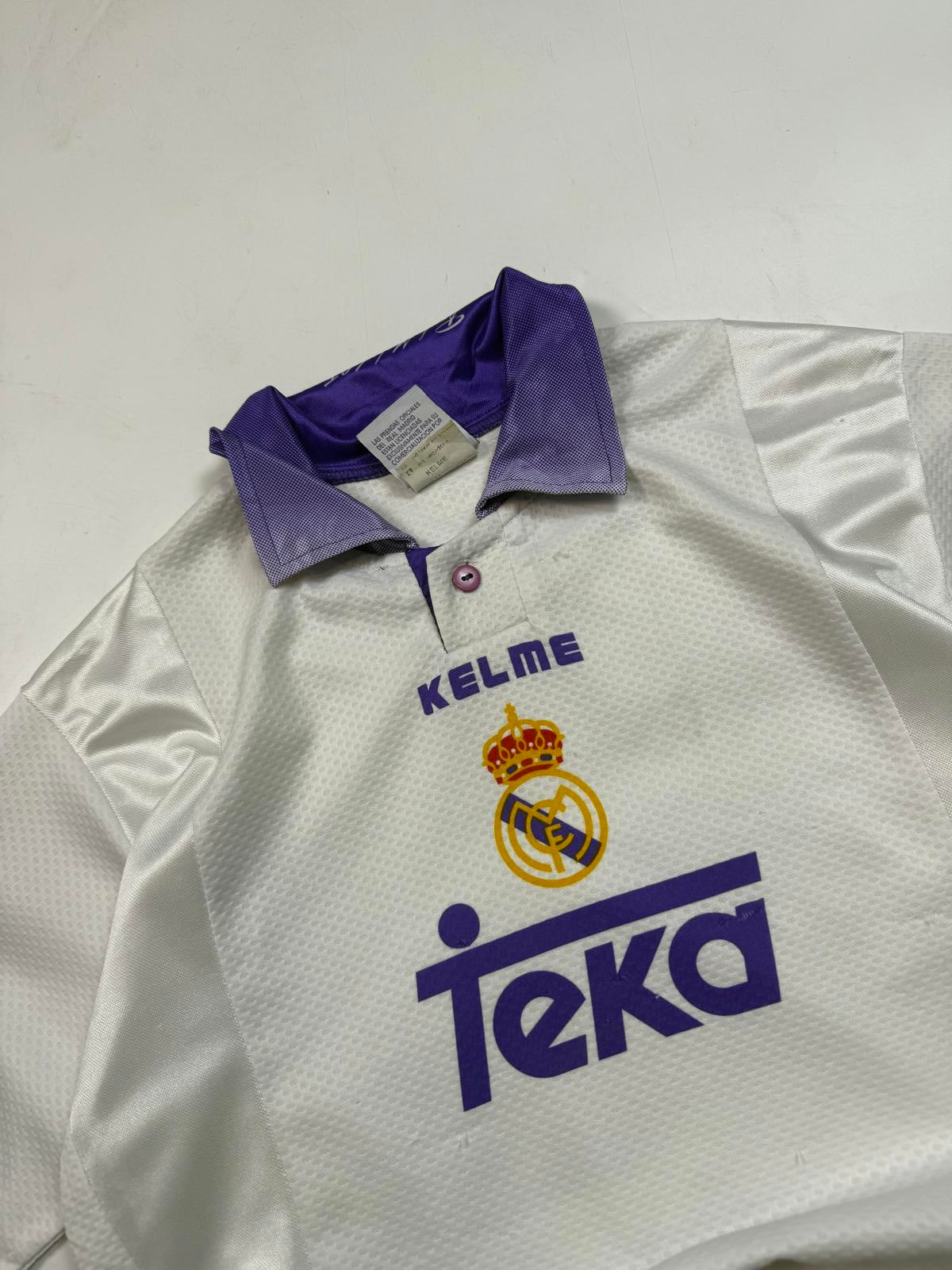 Vintage Real Madrid 1997/98 Kelme football shirt (S)