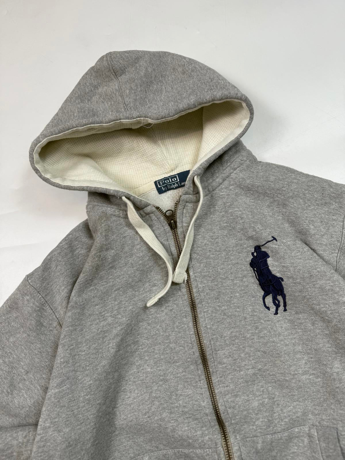Vintage Polo Ralph Lauren big pony zip up hoodie (M)