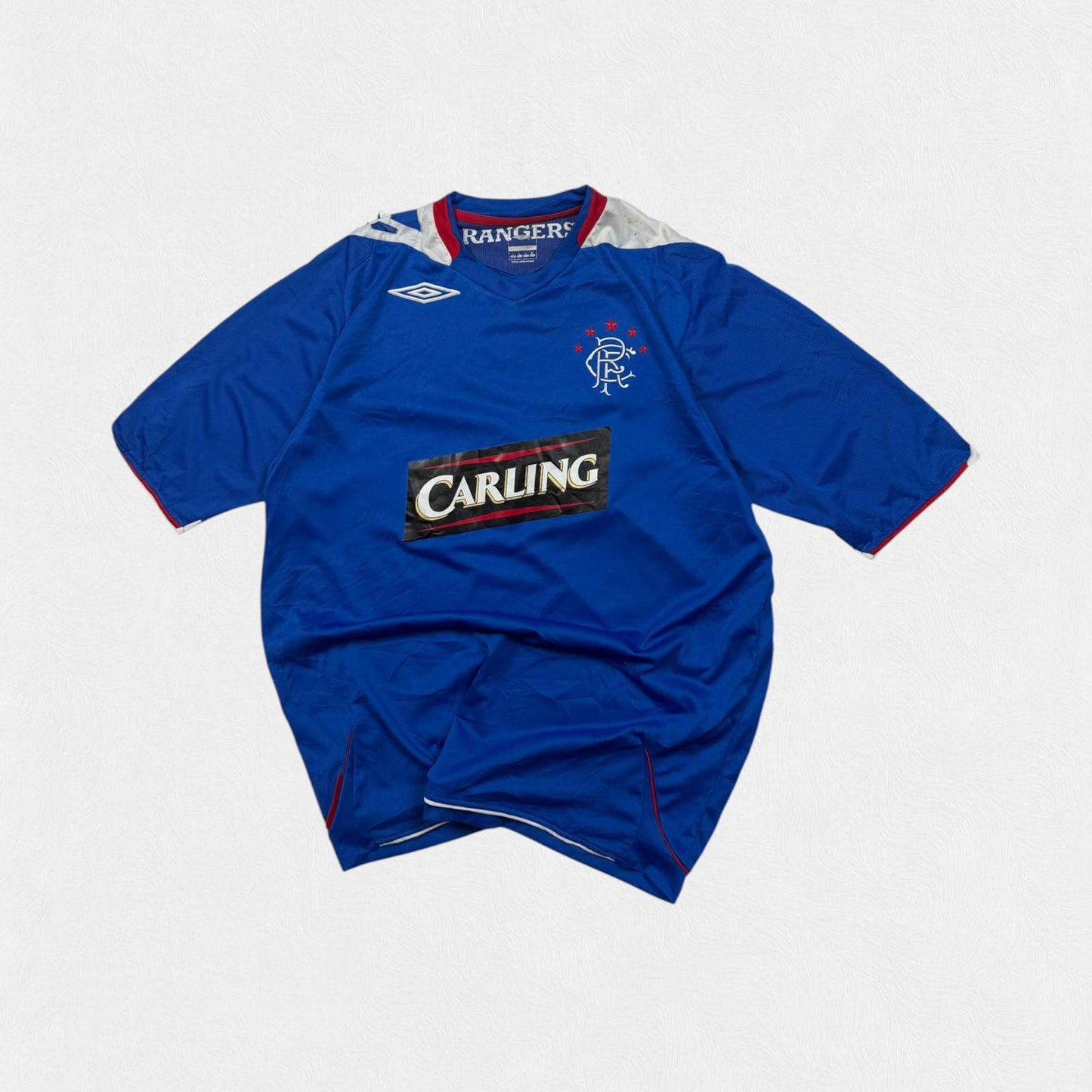 Vintage Rangers 2006/07 Umbro home football shirt (L)