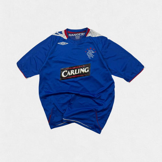 Vintage Rangers 2006/07 Umbro home football shirt (L)