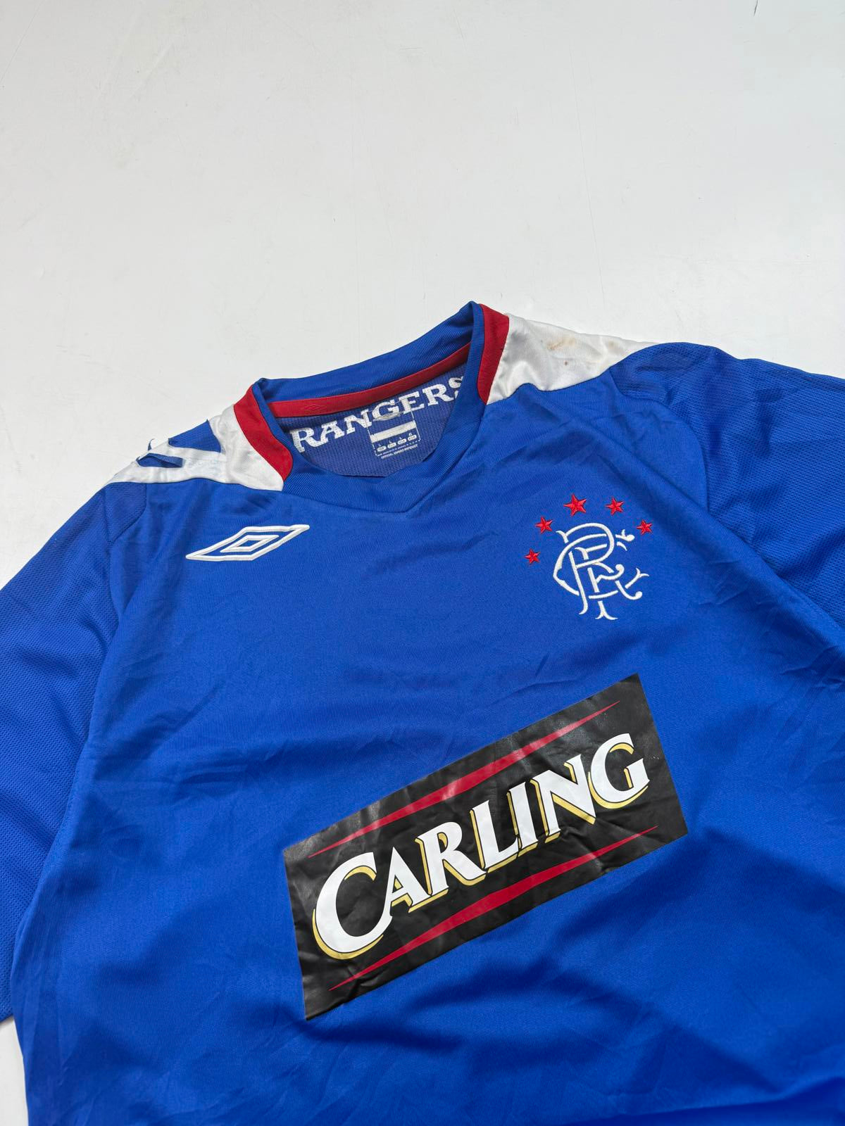 Vintage Rangers 2006/07 Umbro home football shirt (L)