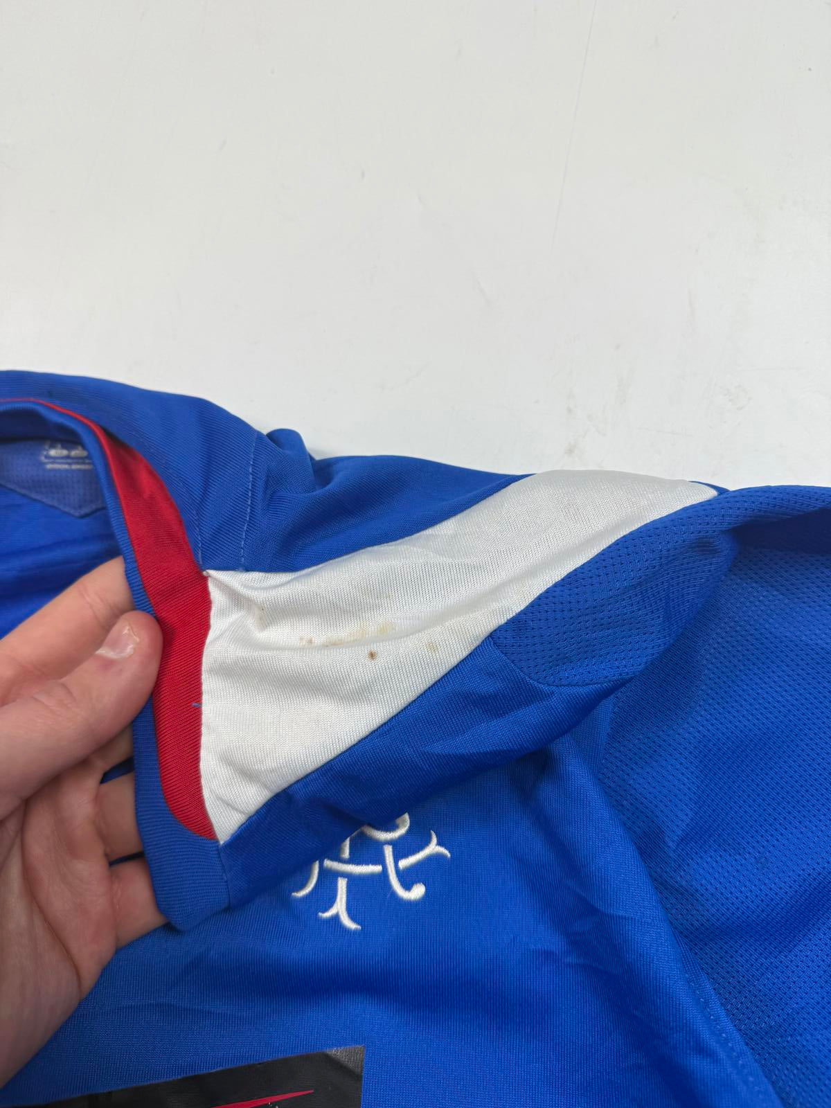 Vintage Rangers 2006/07 Umbro home football shirt (L)