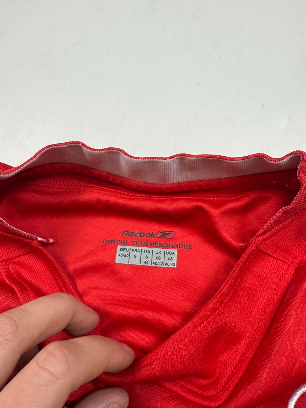 Vintage Liverpool 2004 special edition Reebok football shirt (XS)